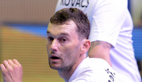 První půlka nervózní a vyrovnaná, pak jsme byli lepší, podotkl Roman Mareš