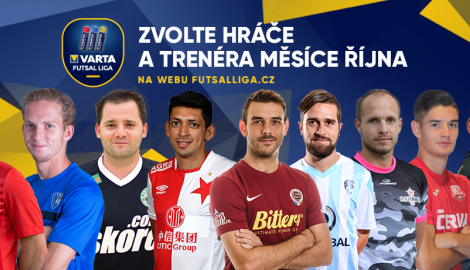 HLASOVÁNÍ: Vyberte hráče a trenéra měsíce října