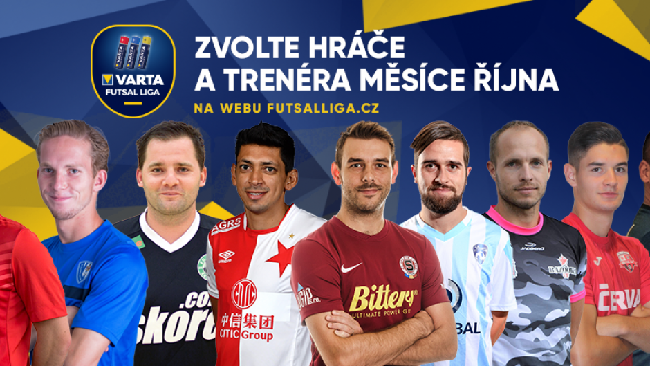 HLASOVÁNÍ: Vyberte hráče a trenéra měsíce října