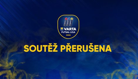 VARTA futsal liga je přerušena