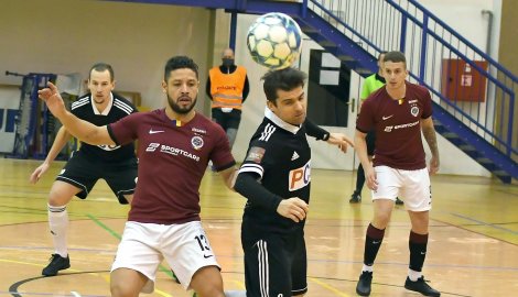 Futsalisté Dynama marně stahovali náskok proti Spartě