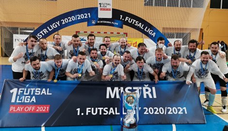 Český futsal má nového mistra. První titul slaví Plzeň