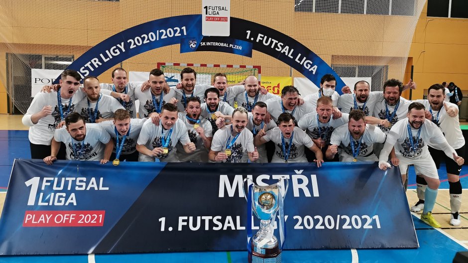 Český futsal má nového mistra. První titul slaví Plzeň