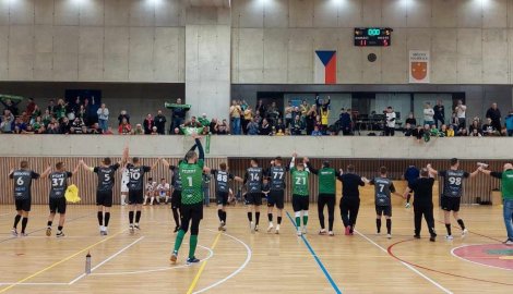 Pod důležitou výhru Žabinských Vlků se pěti góly podepsal Dominik Havlín