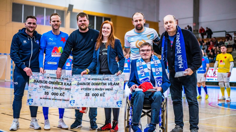 Futsal umí pomáhat, charita v Plzni vynesla vysokou částku