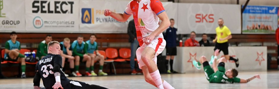 Hattrick a tři asistence. Křemenův večer přisoudil další bod Slavii