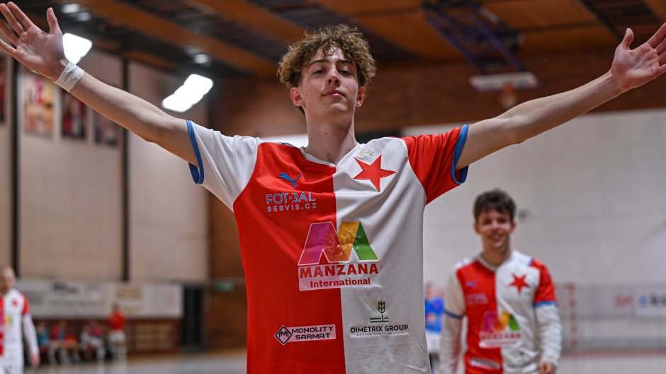 Tři zlatí junioři Slavie nastříleli své první ligové branky